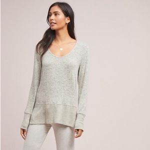 Anthropologie COA Brushed Fleece Sweater